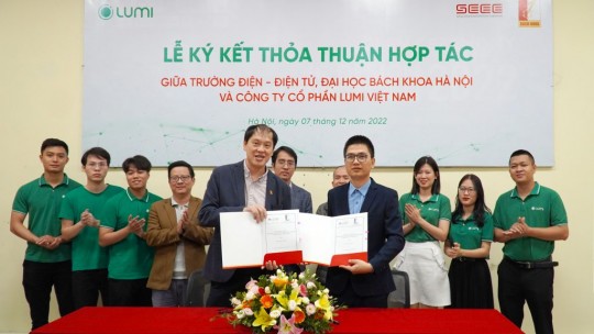 Lumi Việt Nam hợp tác cùng trường Điện – Điện tử, Đại học Bách khoa Hà Nội – Phát triển nguồn nhân lực IoT chất lượng cao
