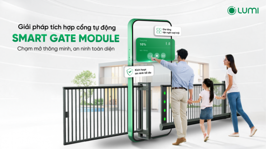 Lumi chính thức ra mắt Smart Gate Module – Giải pháp thông minh tích hợp cho cửa cổng tự động