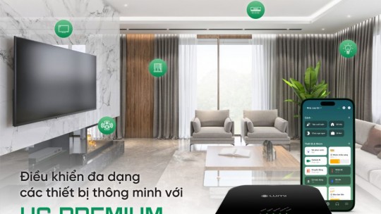 Bộ điều khiển trung tâm Premium – Giải pháp hoàn hảo cho ngôi nhà đa dạng thiết bị