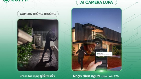 Khác biệt đến từ giải pháp an ninh toàn diện AI Camera Lupa